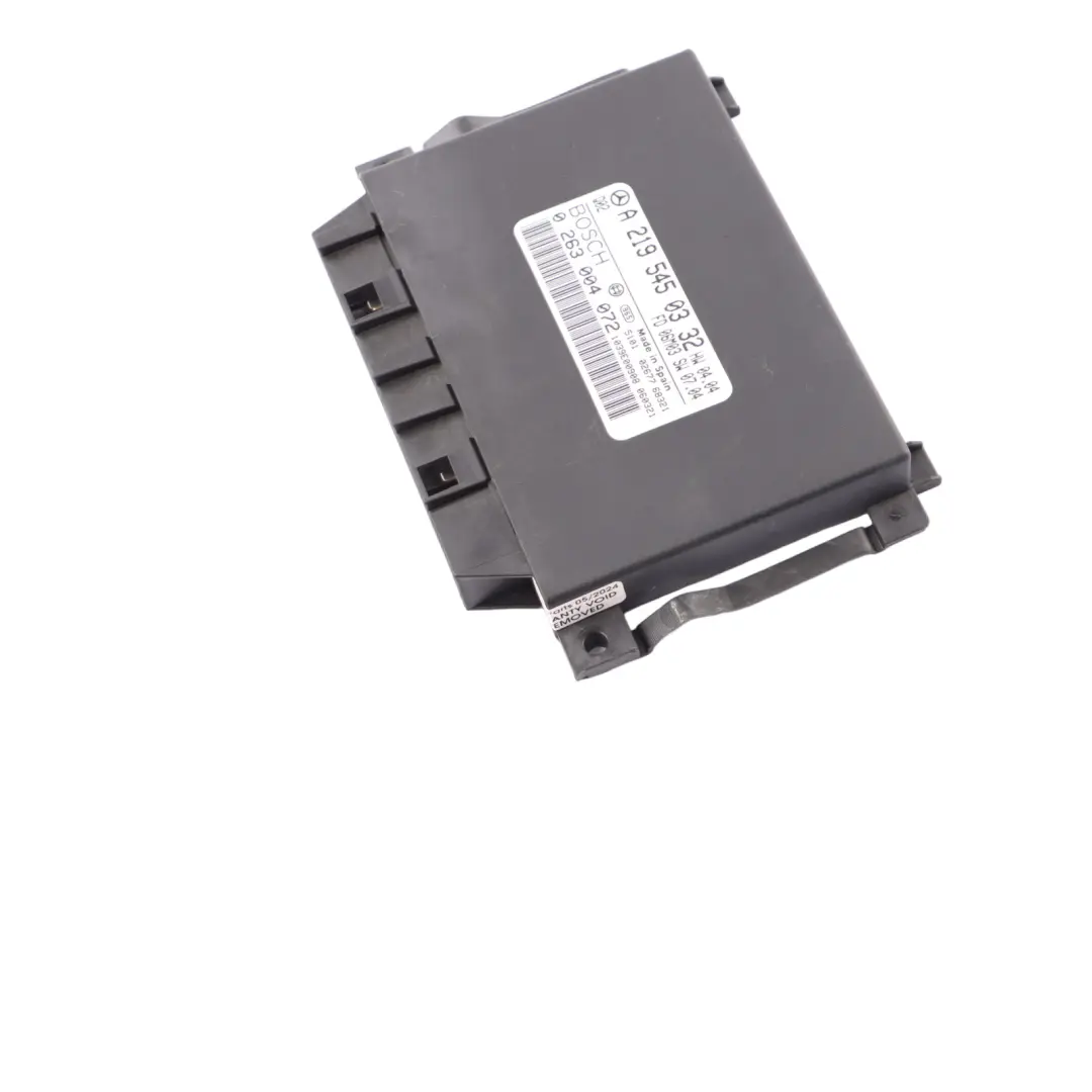 Módulo de Control de Aparcamiento Sensor PDC para Mercedes C219 con número de pieza A2195450332 Mercedes C219 Módulo de Control de Aparcamiento Sensor PDC - SKU A2195450332 - Número de pieza A2195450332