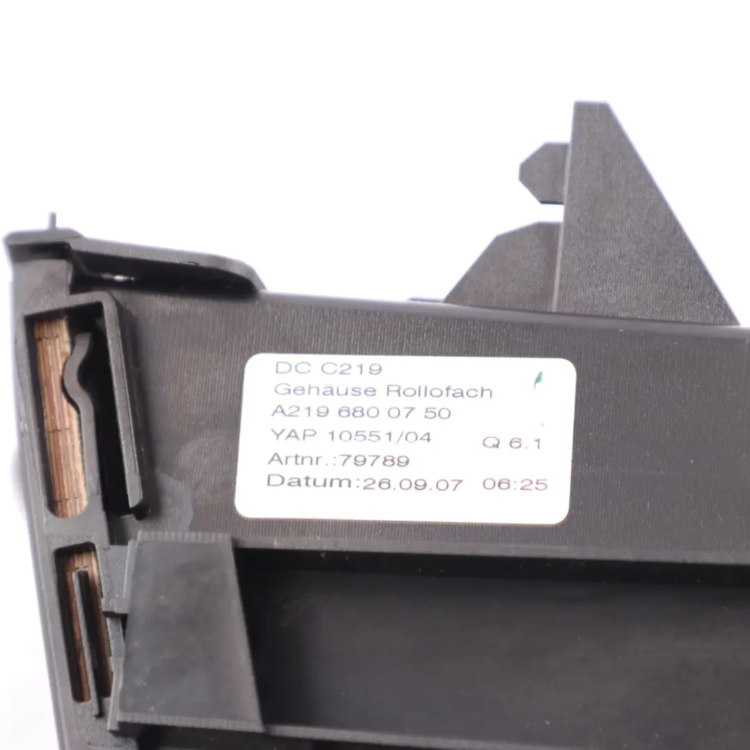 Mercedes CLS W219 Center Console Tray Storage Compartment Wood - SKU A2196800750-1 - Part number A2196800750