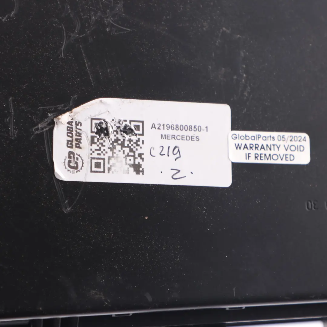 Mercedes CLS W219 Center Console Tray Storage Compartment Wood - SKU A2196800850-1 - Part number A2196800850