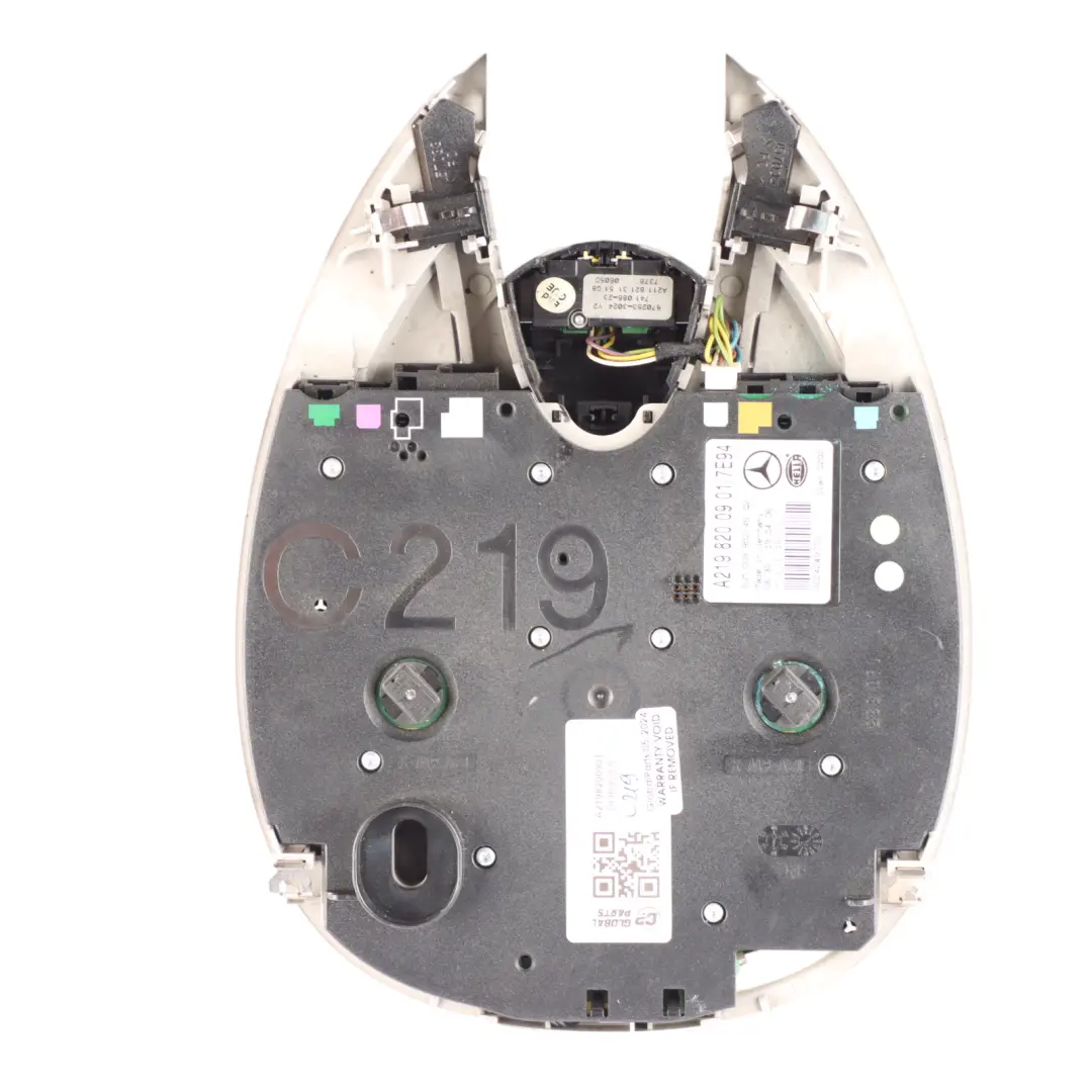  Luce Del Tetto Mercedes CLS C219 Lampada Interna Luce Lettura Grigio - SKU A2198200901 - Numero di parte A2198200901