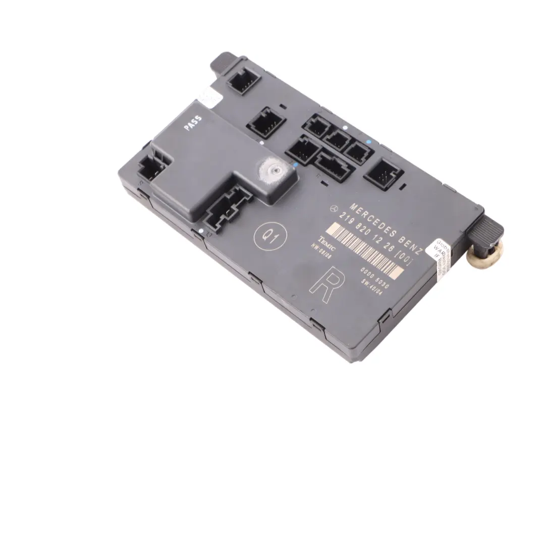 Mercedes C219 Passenger Door Control Module Front Right O/S - SKU A2198201226 - Part number A2198201226