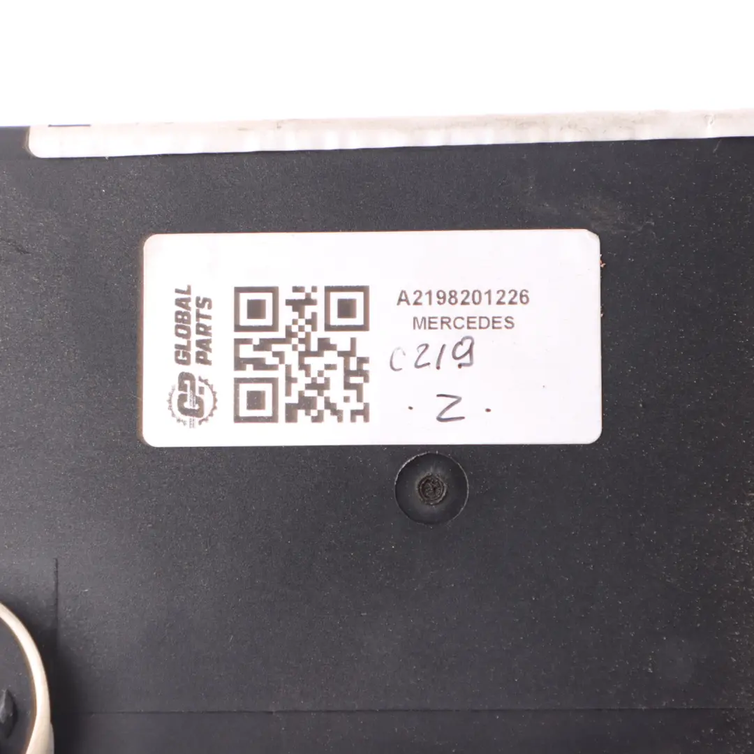 Mercedes C219 Passenger Door Control Module Front Right O/S - SKU A2198201226 - Part number A2198201226