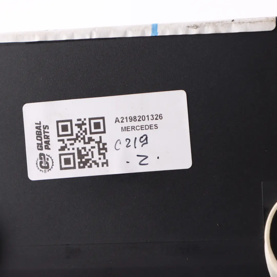 Side Front Control Module to Mercedes C219 Passenger with Part number A2198201326 Mercedes C219 Passenger Side Front Control Module - SKU A2198201326 - Part number A2198201326