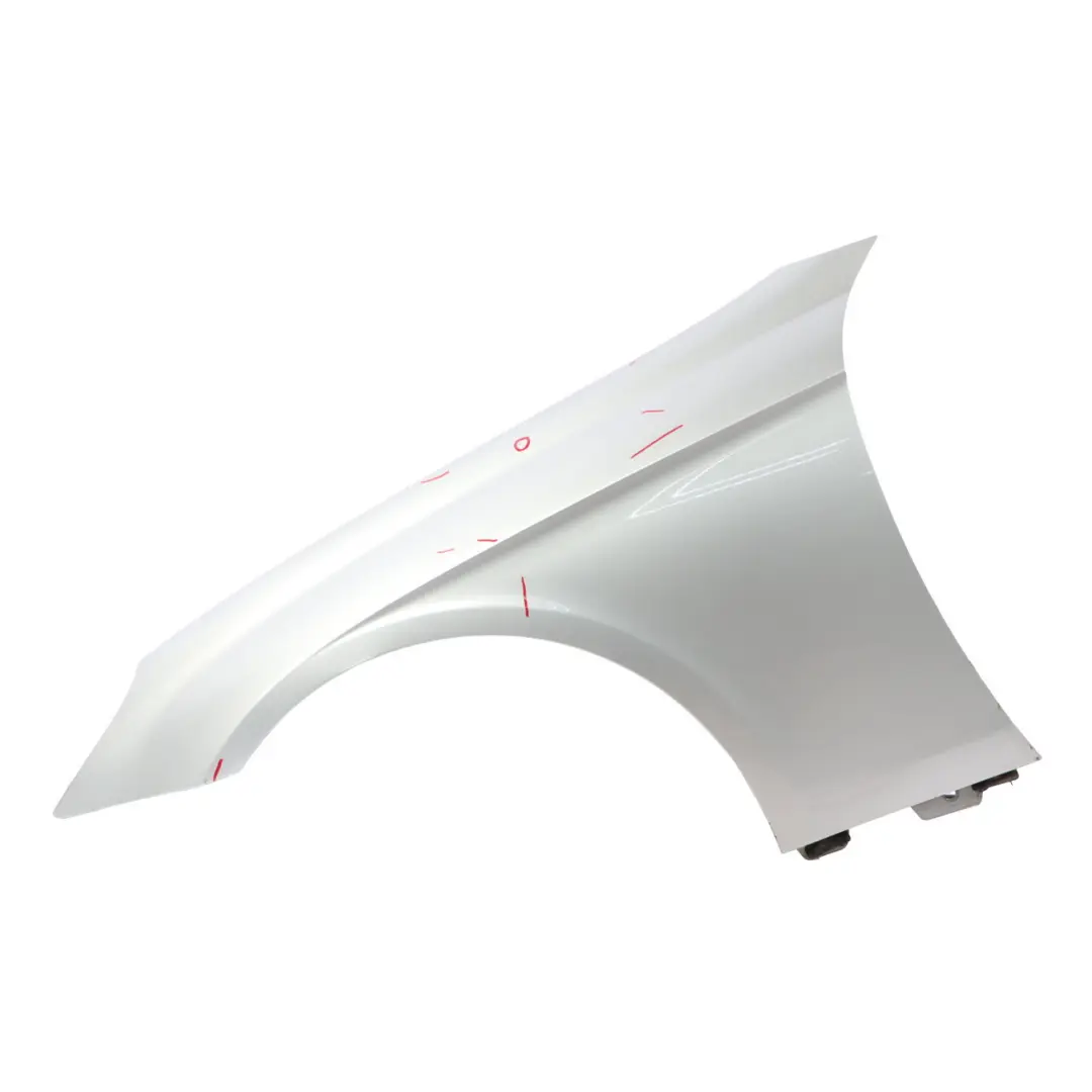 Side Wing Panel Front Left N/S Fender Iridium Silver Metallic 775 to Mercedes C219 with Part number A2198800718 Mercedes C219 Side Wing Panel Front Left N/S Fender Iridium Silver Metallic 775 - SKU A2198800718-IRS - Part number A2198800718