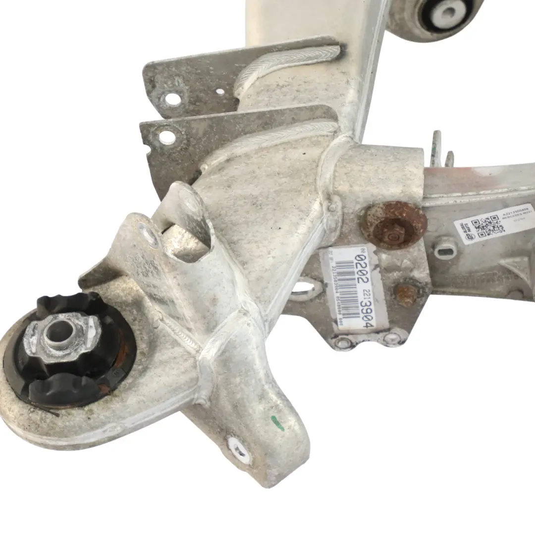 Eje trasero cuna subchasis portador montaje suspensión para Mercedes W221 con número de pieza A2213500408 Mercedes W221 Eje trasero cuna subchasis portador montaje suspensión - SKU A2213500408 - Número de pieza A2213500408