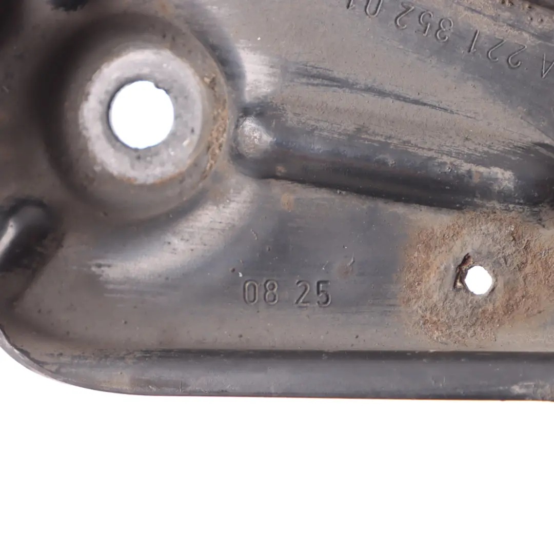 Axle Subframe Mount Plate Bracket Right O/S to Mercedes W221 Rear with Part number A2213520146 Mercedes W221 Rear Axle Subframe Mount Plate Bracket Right O/S - SKU A2213520146 - Part number A2213520146