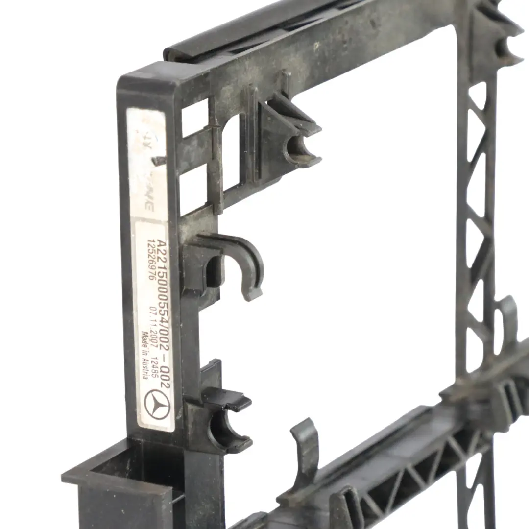 Condenser Frame Mercedes W221 Radiator Cooler Mount Holder Bracket to with Part number A2215050141 Condenser Frame Mercedes W221 Radiator Cooler Mount Holder Bracket - SKU A2215050141 - Part number A2215050141