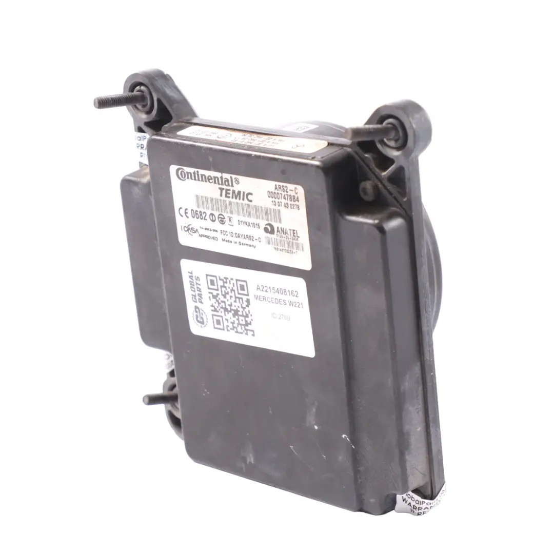 Distronic Radar Distance Control Unit Module to Mercedes W221 with Part number A2215408162 Mercedes W221 Distronic Radar Distance Control Unit Module - SKU A2215408162 - Part number A2215408162
