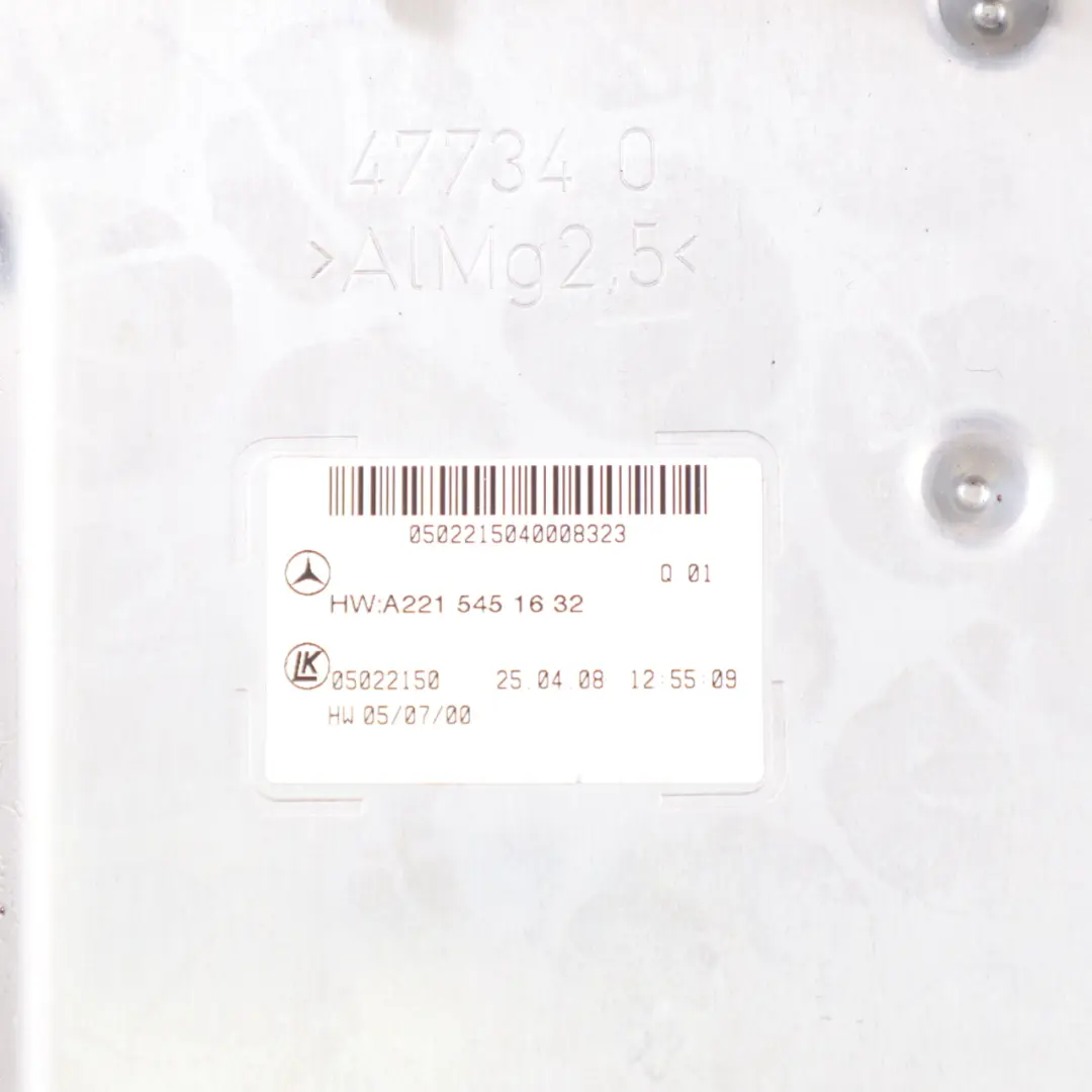 Fuse Box Front Relay Control Unit Base Module to Mercedes W221 with Part number A2215450001 Mercedes W221 Fuse Box Front Relay Control Unit Base Module - SKU A2215450001 - Part number A2215450001