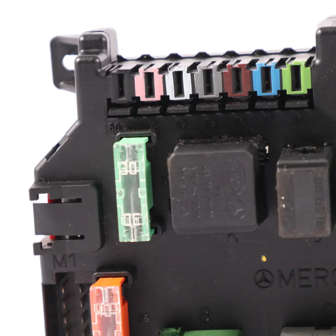 Fuse Box Front Relay Control Unit Base Module to Mercedes W221 with Part number A2215450001 Mercedes W221 Fuse Box Front Relay Control Unit Base Module - SKU A2215450001 - Part number A2215450001