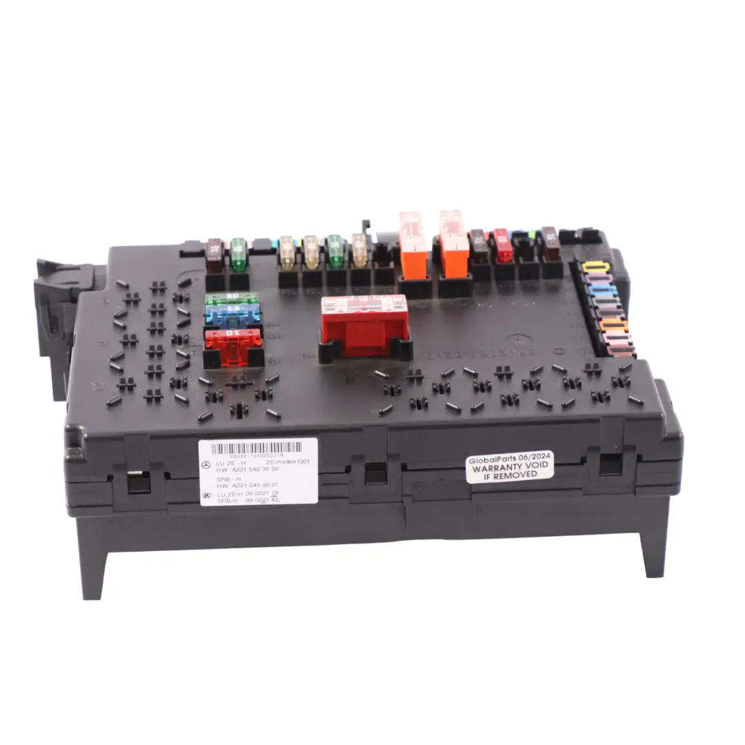 Mercedes W221 Caja de fusibles Unidad de control SAM Módulo Relé - SKU A2215450801-1 - Número de pieza A2215450801
