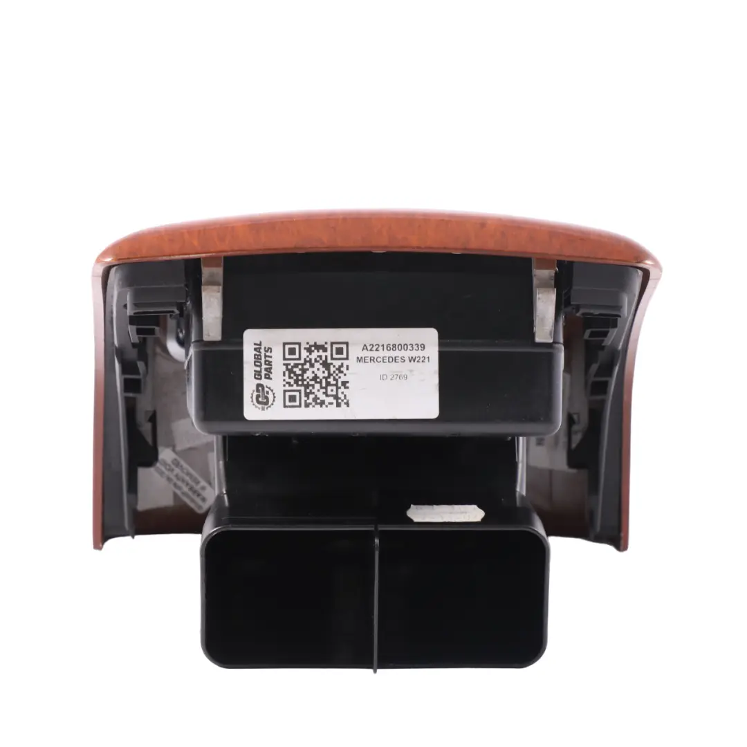 Presa d'aria Console Centrale Mercedes W221 Fineline Antracite Legno A2138306200 per con numero di parte A2216800339 Presa d'aria Console Centrale Mercedes W221 Fineline Antracite Legno A2138306200 - SKU A2216800339 - Numero di parte A2216800339