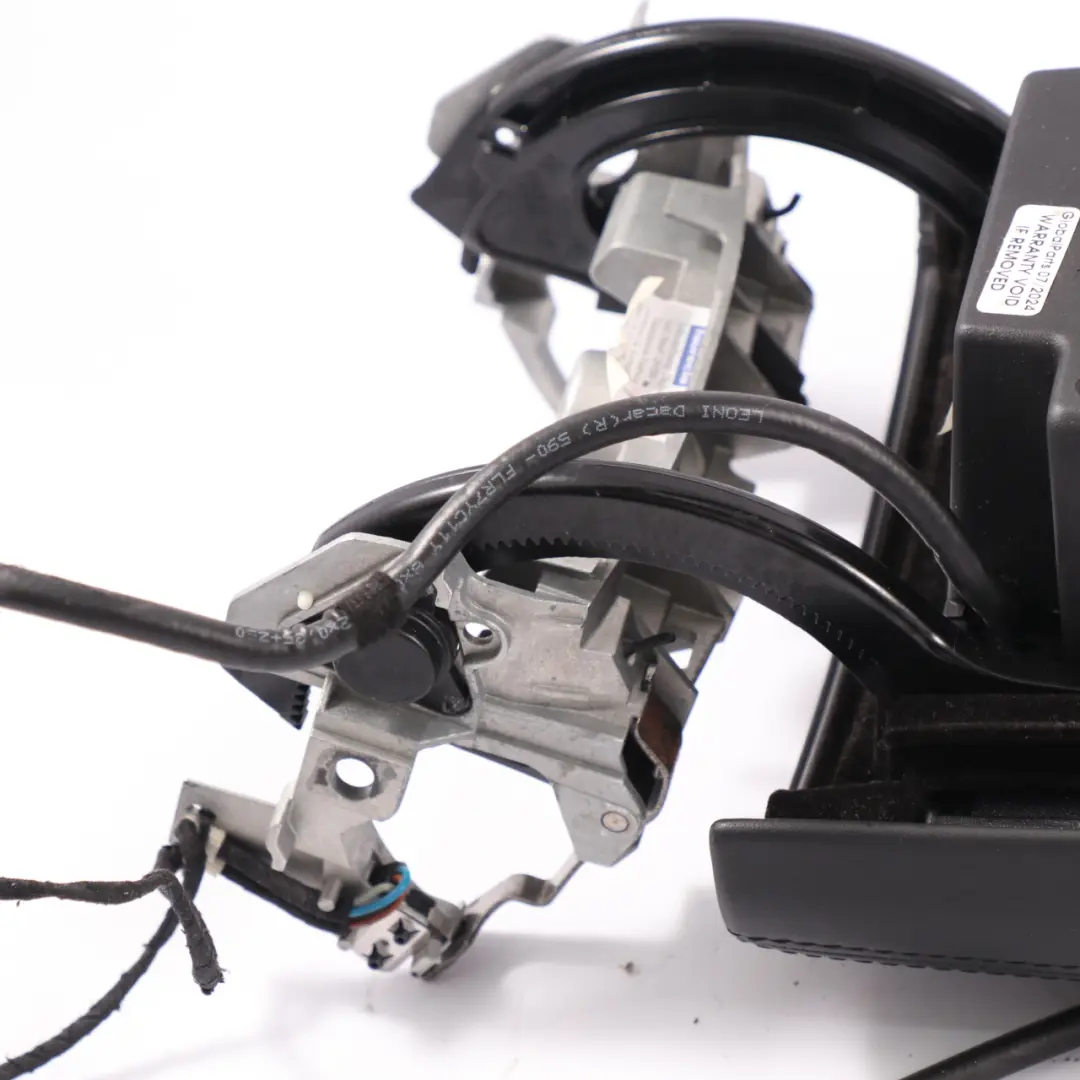 Mercedes W221 Console centrale bracciolo portaoggetti in pelle nera - SKU A2216802139 - Numero di parte A2216802139