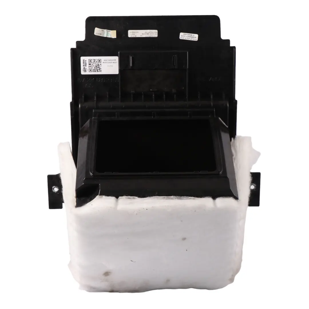 Mercedes W221 Rear Seat Backrest Armrest Storage Tray Box Insert - SKU A2216802350 - Part number A2216802350