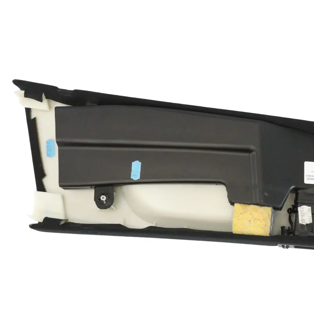 Mercedes W221 Trim Abdeckung B Säule innen links Panel schwarz - SKU A2216900325 - Teilenummer A2216900325