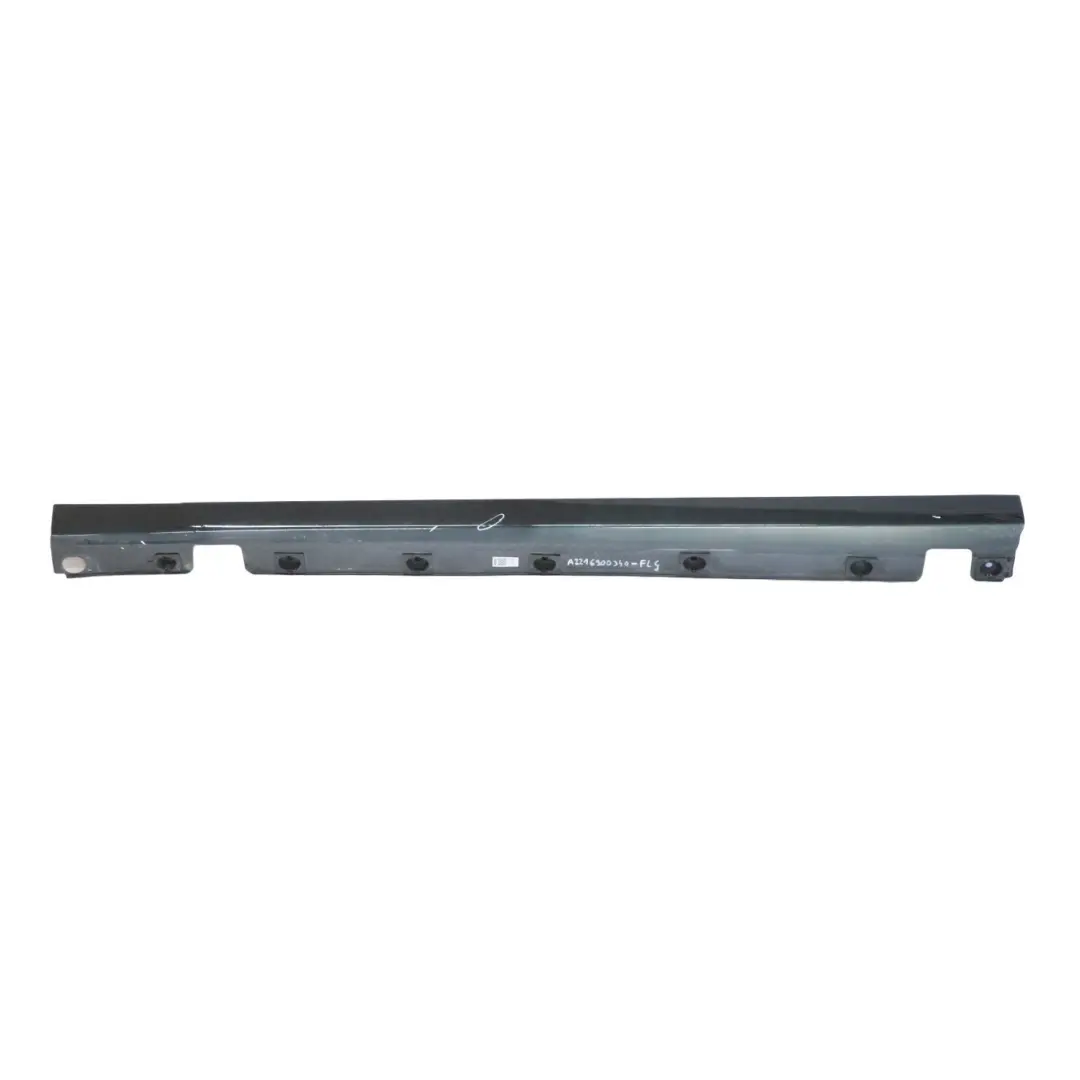 Door Sill Side Cover Skirt Left N/S Cover Panel Flint Grey - 368 to Mercedes W221 with Part number A2216900340 Mercedes W221 Door Sill Side Cover Skirt Left N/S Cover Panel Flint Grey - 368 - SKU A2216900340-FLG - Part number A2216900340