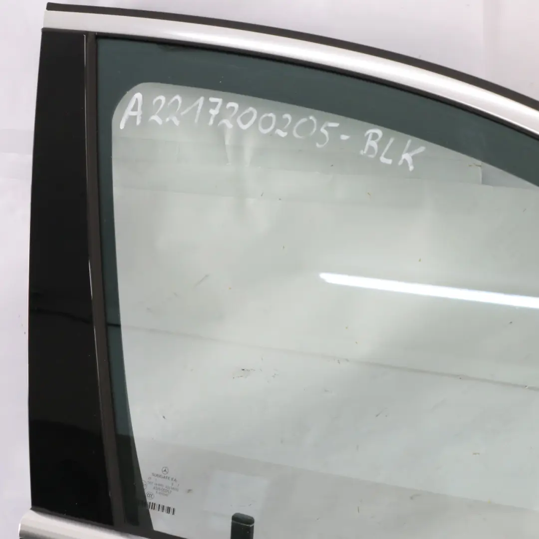 Mercedes W221 Drzwi Prawe Przednie Czarne Lakierowane S-Klasa - SKU A2217200205-BLK - Numer Części A2217200205
