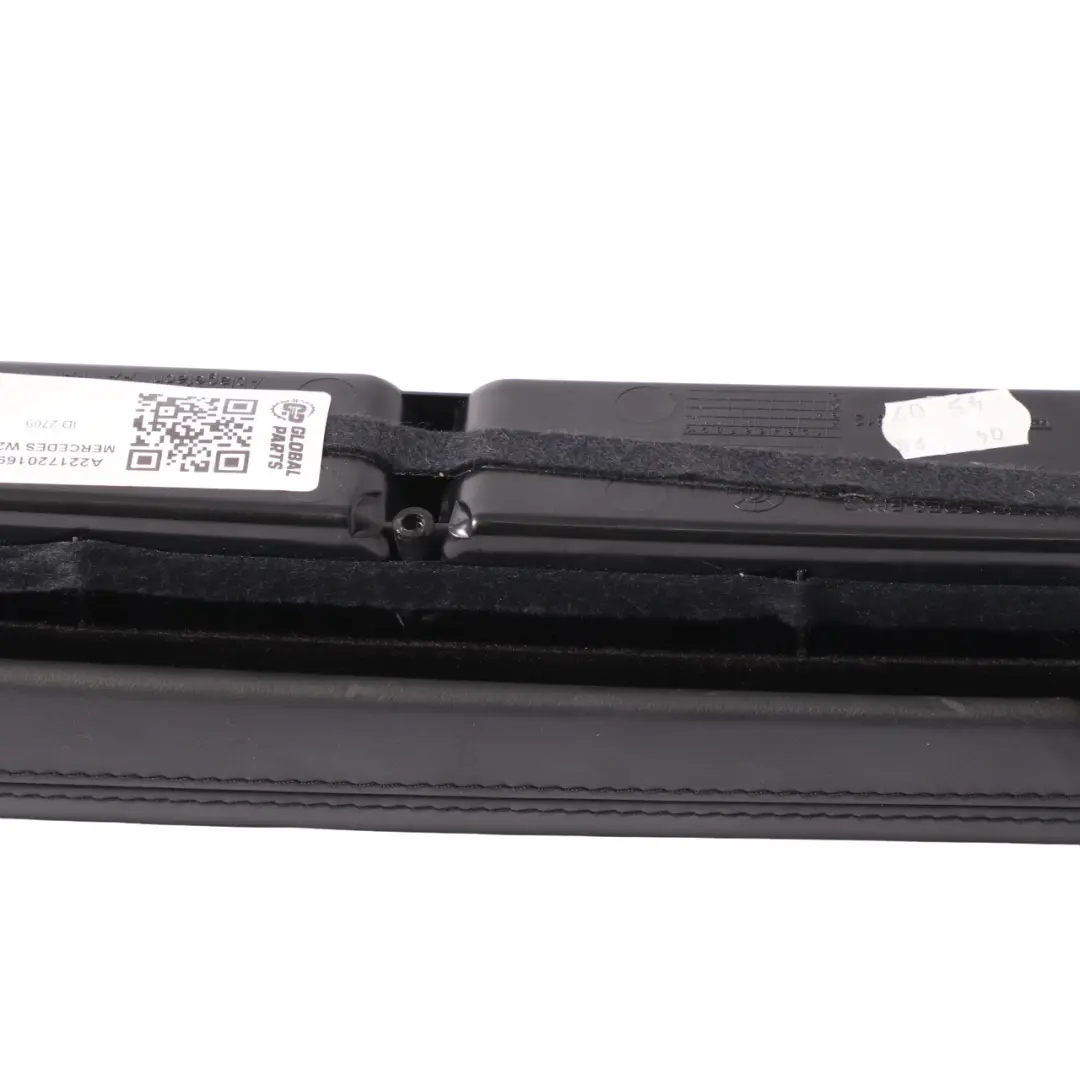 Mercedes W221 Bracciolo porta scheda anteriore destra vassoio portaoggetti pelle - SKU A2217201695 - Numero di parte A2217201695