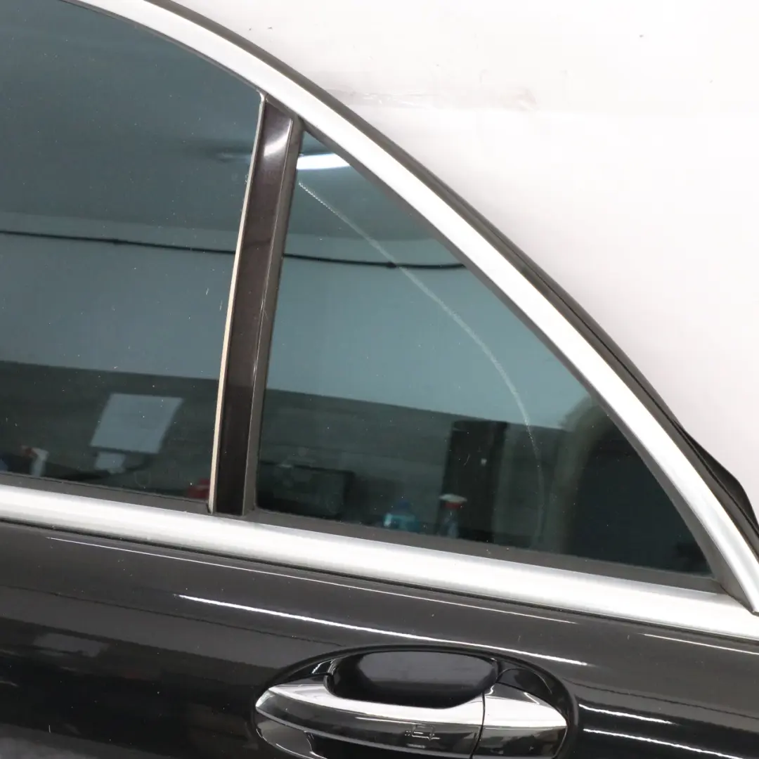 Left Door N/S Door Covering Black Painted S-Class to Mercedes W221 Long Rear with Part number A2217300505 Mercedes W221 Long Rear Left Door N/S Door Covering Black Painted S-Class - SKU A2217300505-BLK - Part number A2217300505