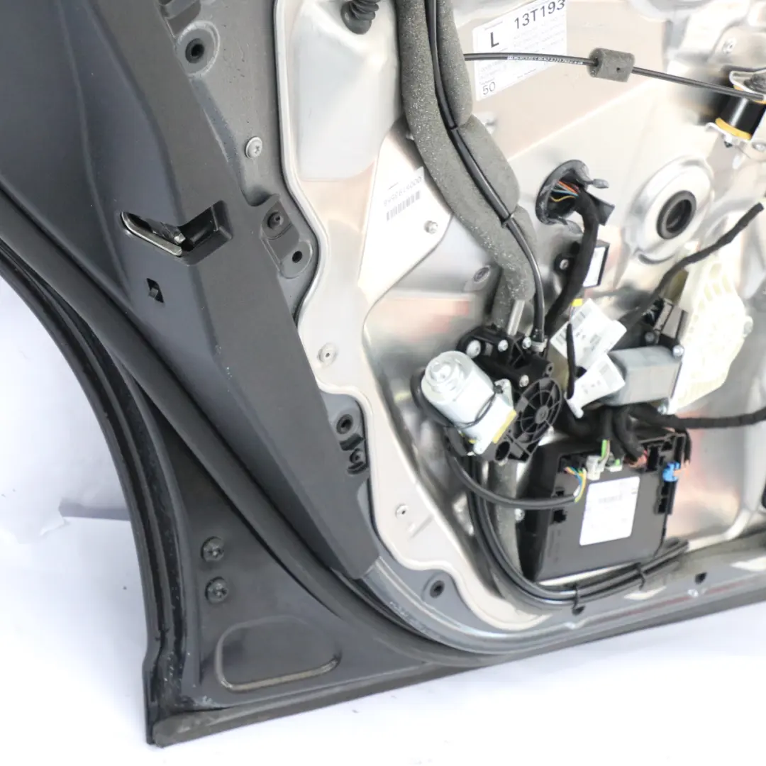 Mercedes W221 Long Rear Left Door N/S Door Covering Black Painted S-Class - SKU A2217300505-BLK - Part number A2217300505