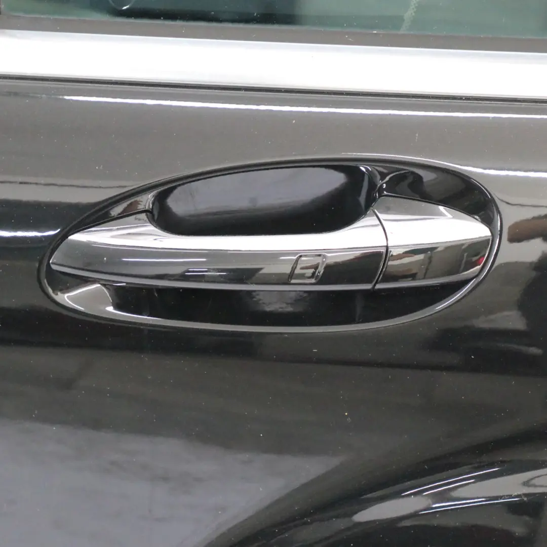 Mercedes W221 Long Rear Left Door N/S Door Covering Black Painted S-Class - SKU A2217300505-BLK - Part number A2217300505