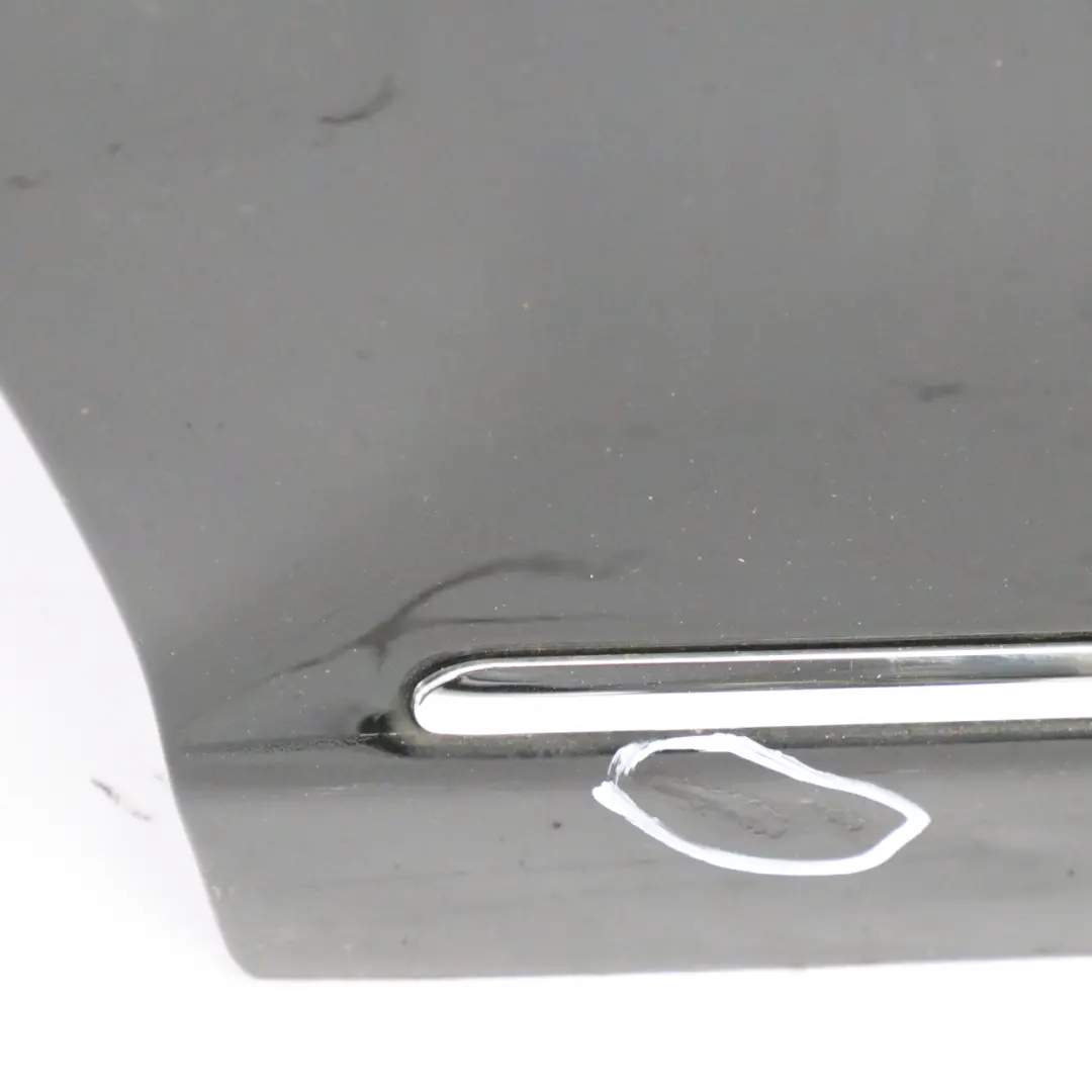 Mercedes W221 Long Rear Right Door O/S Door Covering Black Painted S-Class - SKU A2217300605-BLK - Part number A2217300605