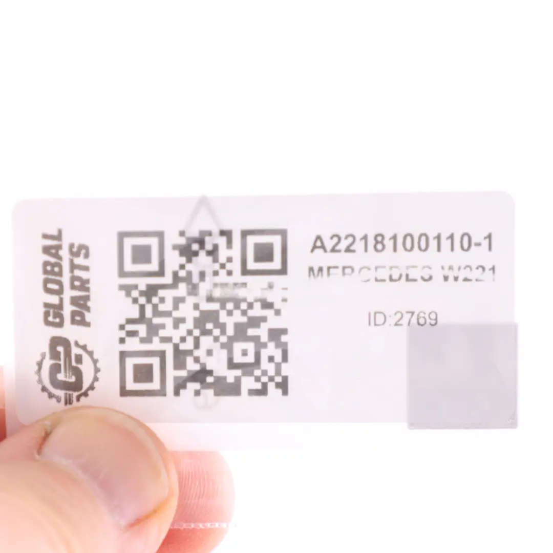 Mercedes W216 W221 Osłona Przeciwsłoneczna Daszek Lewy Szary - SKU A2218100110-1 - Numer Części A2218100110