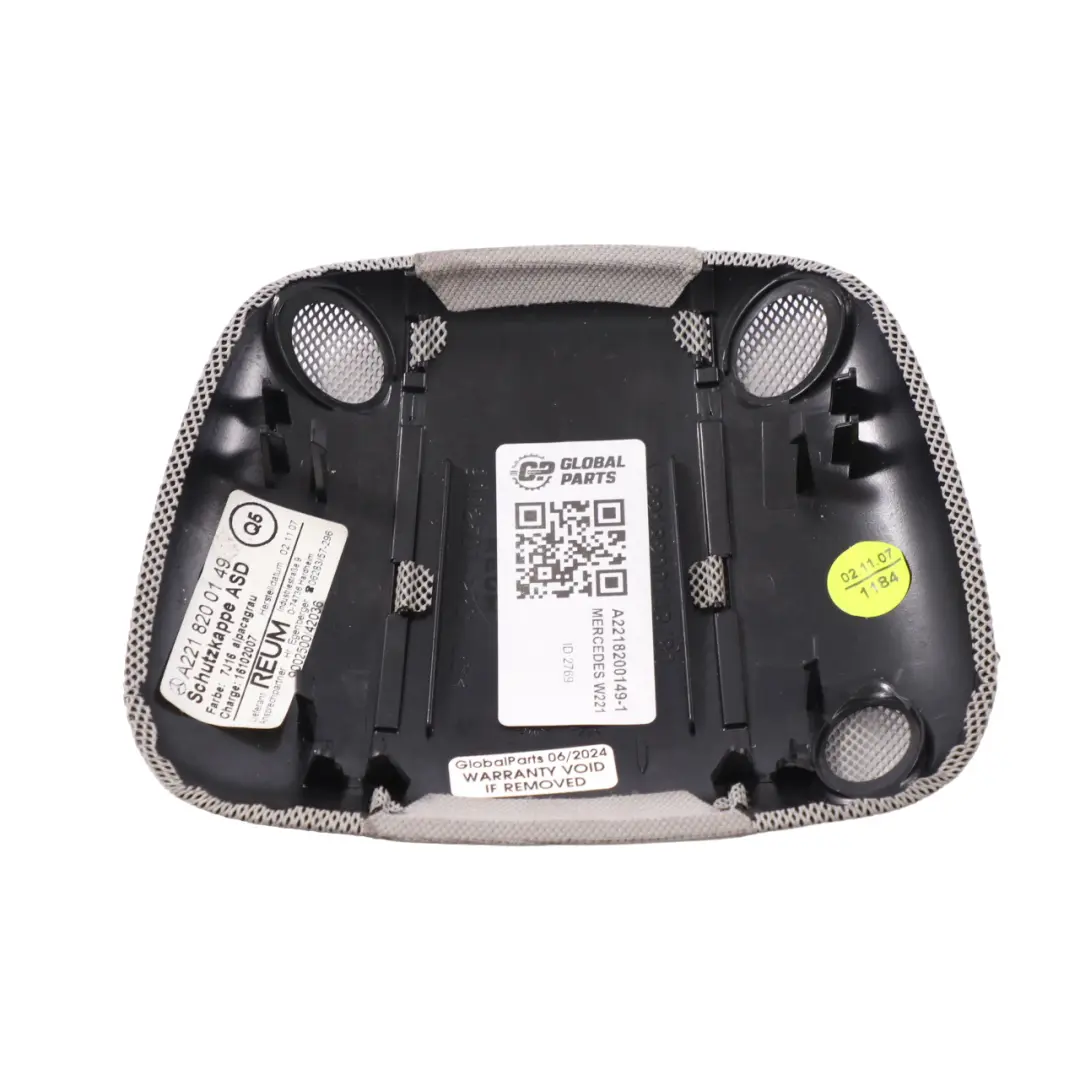 Mercedes W221 Capteur intrusion ultrasons pour toit couvercle gris - SKU A2218200149-1 - Numéro de pièce A2218200149