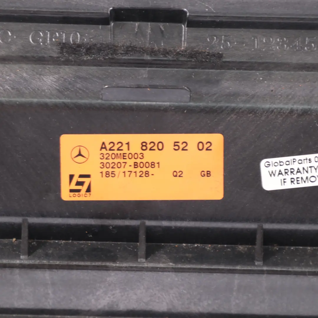 Parcel Shelf Speaker Rear Trunk Panel Subwoofer Mercedes W221 - SKU A2218205202 - Part number A2218205202