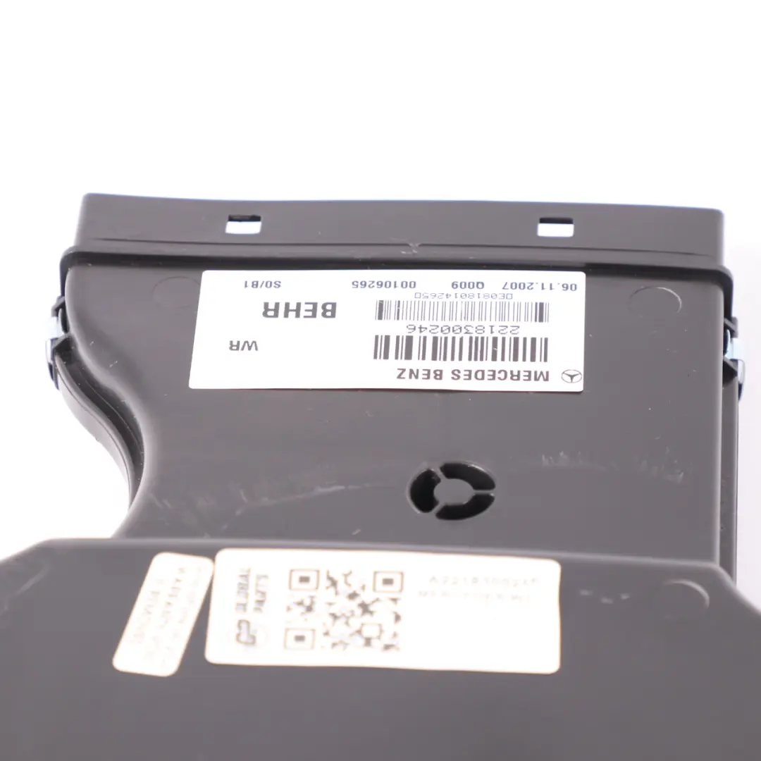 Mercedes W221 Air Vent Duct Channel Bottom Front Right O/S - SKU A2218300246 - Part number A2218300246