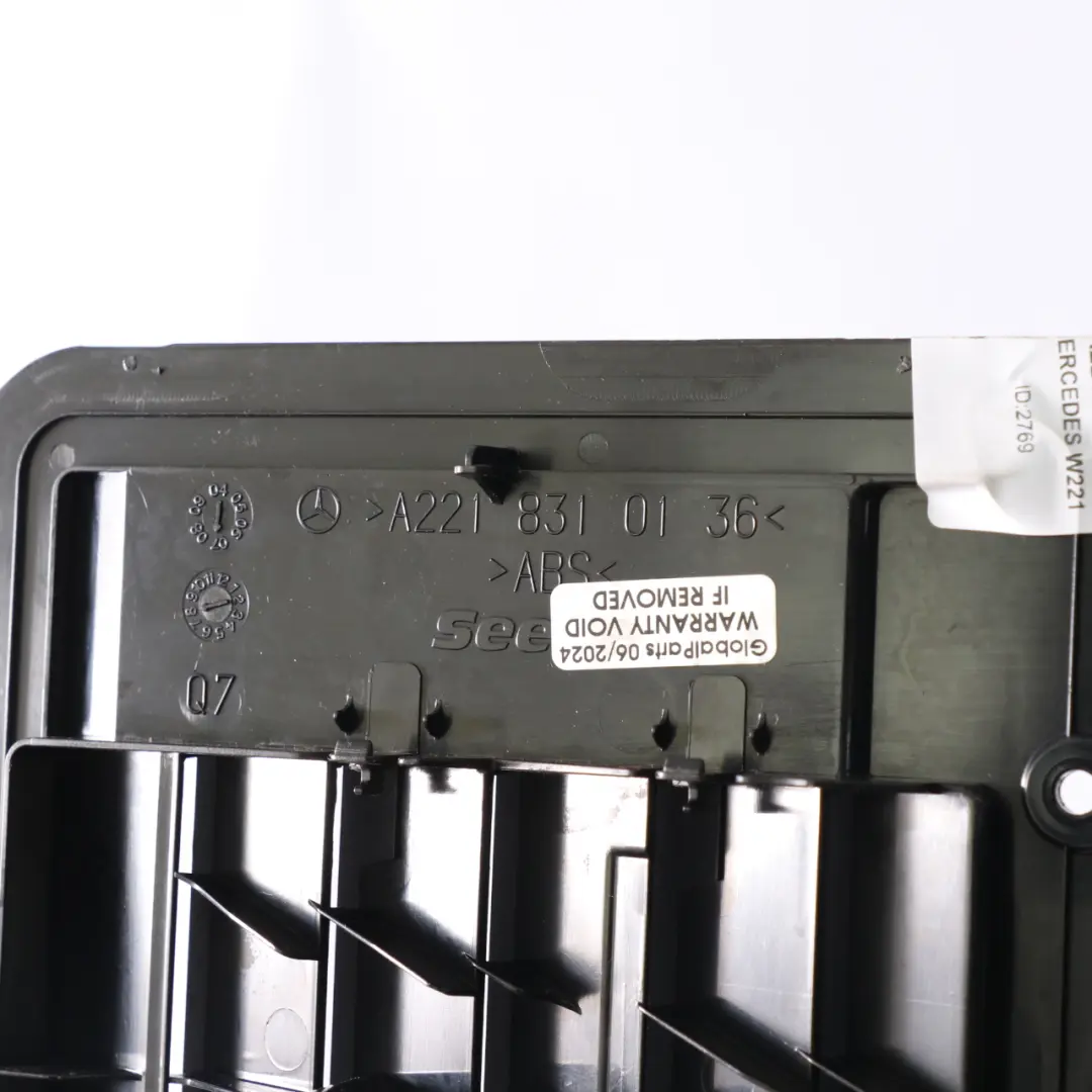  Ventilation Grille Mercedes W221 Rear Left N/S Bottom Air Vent - SKU A2218310136 - Part number A2218310136