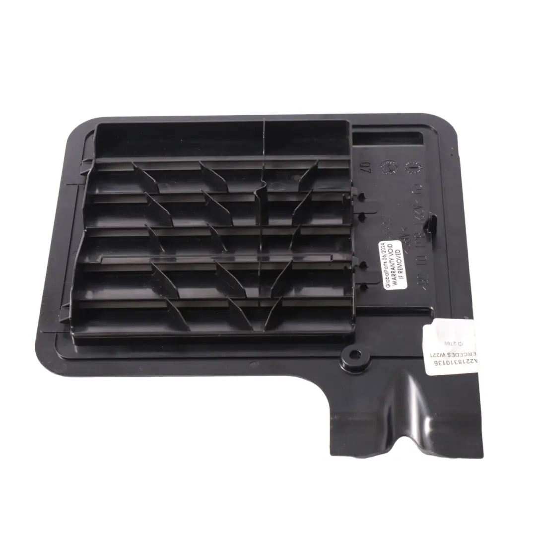 Ventilation Grille Mercedes W221 Rear Left N/S Bottom Air Vent to with Part number A2218310136 Ventilation Grille Mercedes W221 Rear Left N/S Bottom Air Vent - SKU A2218310136 - Part number A2218310136