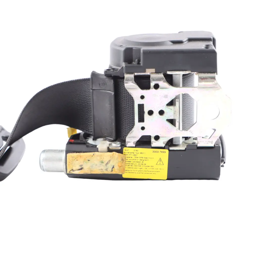 Mercedes W221 Seat Belt Rear Left N/S Seatbelt Black A2218600585 - SKU A2218600385 - Part number A2218600385
