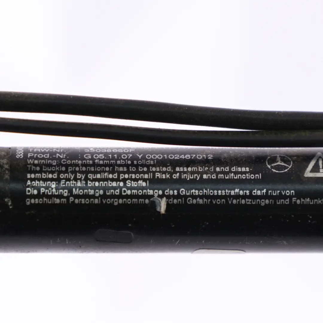 Napinacz Pasa Bezpieczeństwa Fotela Lewy Przód do Mercedes W221 o numerze A2218601969 Mercedes W221 Napinacz Pasa Bezpieczeństwa Fotela Lewy Przód - SKU A2218601969-1 - Numer Części A2218601969