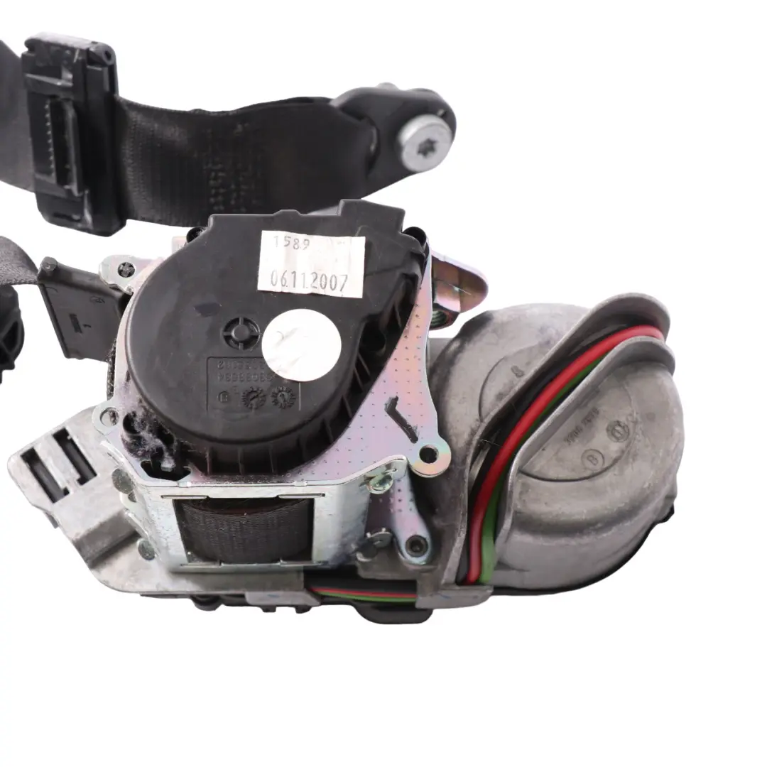 Mercedes W221 Cinturón de seguridad delantero izquierdo negro - SKU A2218603185-1 - Número de pieza A2218603185