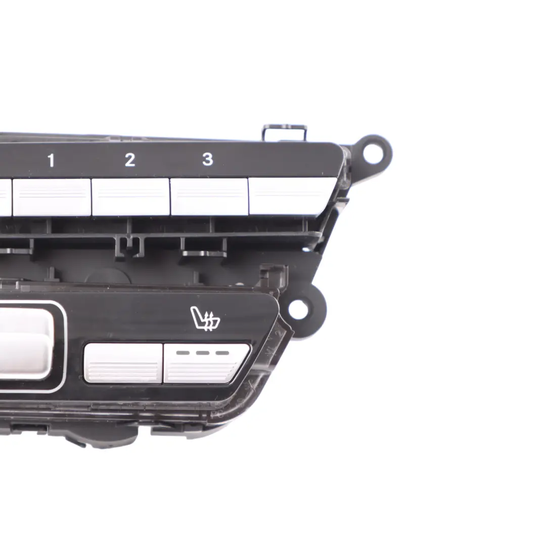 Control Switch Button Memory Panel Front Left to Mercedes W221 Seat with Part number A2218700458 Mercedes W221 Seat Control Switch Button Memory Panel Front Left - SKU A2218700458 - Part number A2218700458
