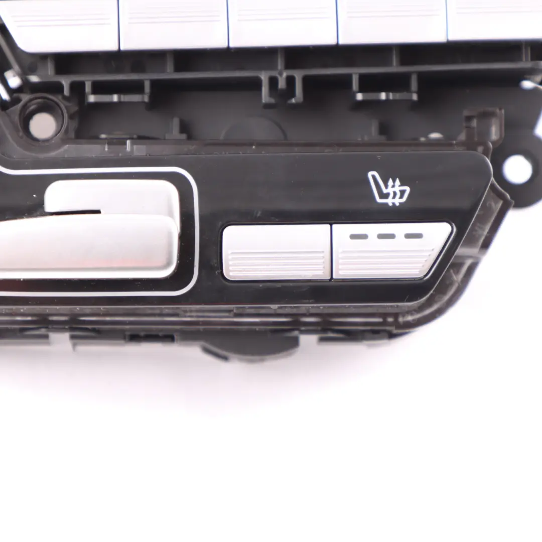 Sitz Steuerungs Schalter Taste Memory Panel Vorne für Mercedes W221 mit Teilenummer A2218700458 Mercedes W221 Sitz Steuerungs Schalter Taste Memory Panel Vorne - SKU A2218700458 - Teilenummer A2218700458