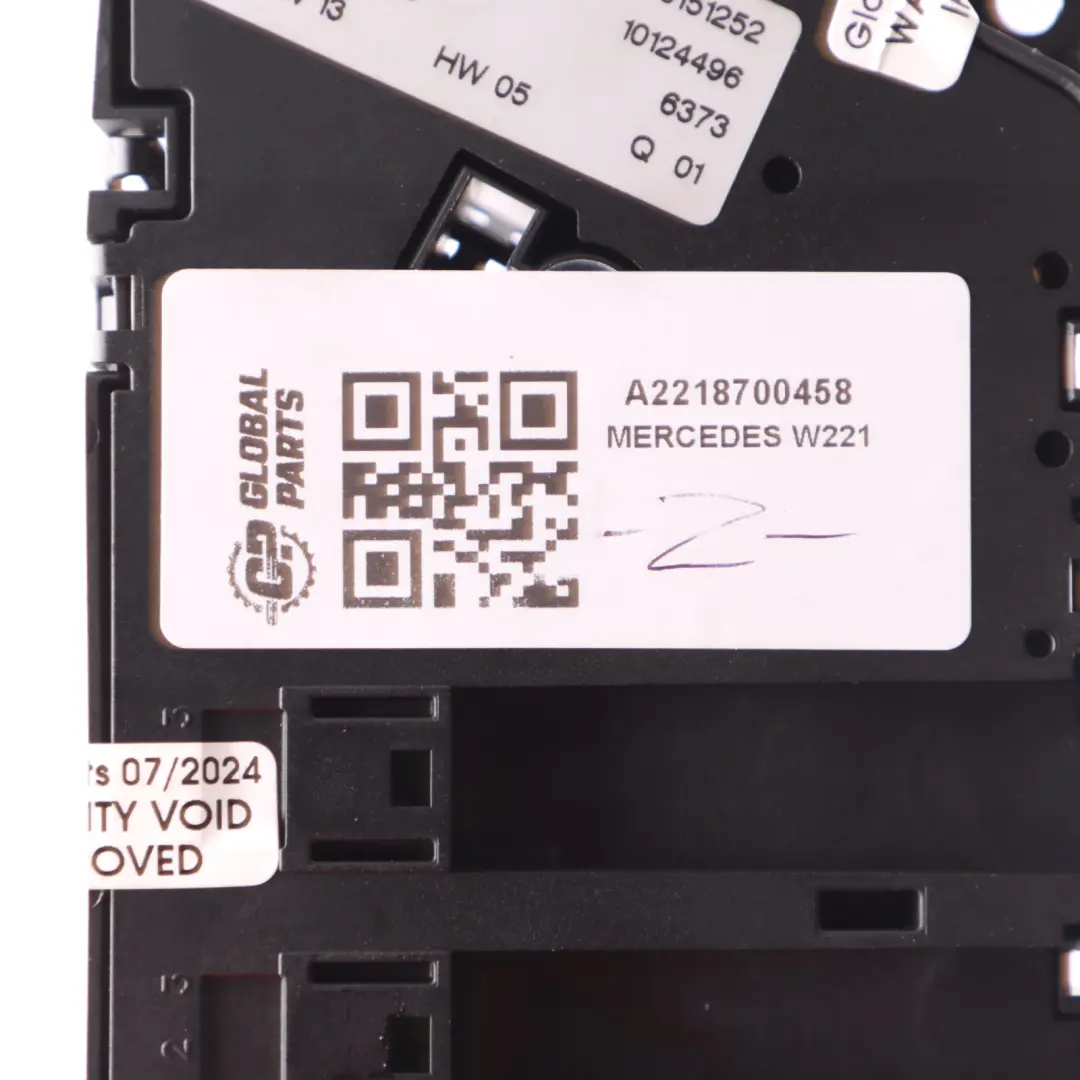 Mercedes W221 Panel Sterowania Fotelem Lewy Przód - SKU A2218700458 - Numer Części A2218700458