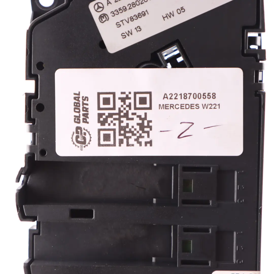 Panel Przełącznik Sterowania Fotela Prawy Przód do Mercedes W221 o numerze A2218700558 Mercedes W221 Panel Przełącznik Sterowania Fotela Prawy Przód - SKU A2218700558 - Numer Części A2218700558