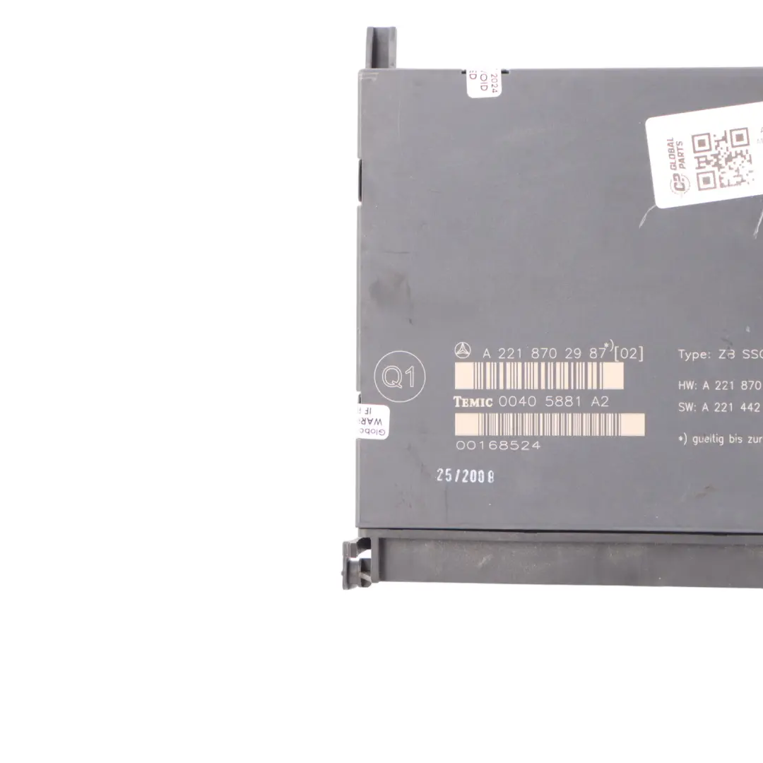 Module Mercedes W211 Rear Seat Control Unit Module to Seat with Part number A2218702987 Seat Module Mercedes W211 Rear Seat Control Unit Module - SKU A2218702987 - Part number A2218702987