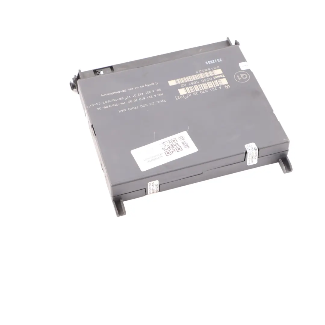 Module Mercedes W211 Rear Seat Control Unit Module to Seat with Part number A2218702987 Seat Module Mercedes W211 Rear Seat Control Unit Module - SKU A2218702987 - Part number A2218702987