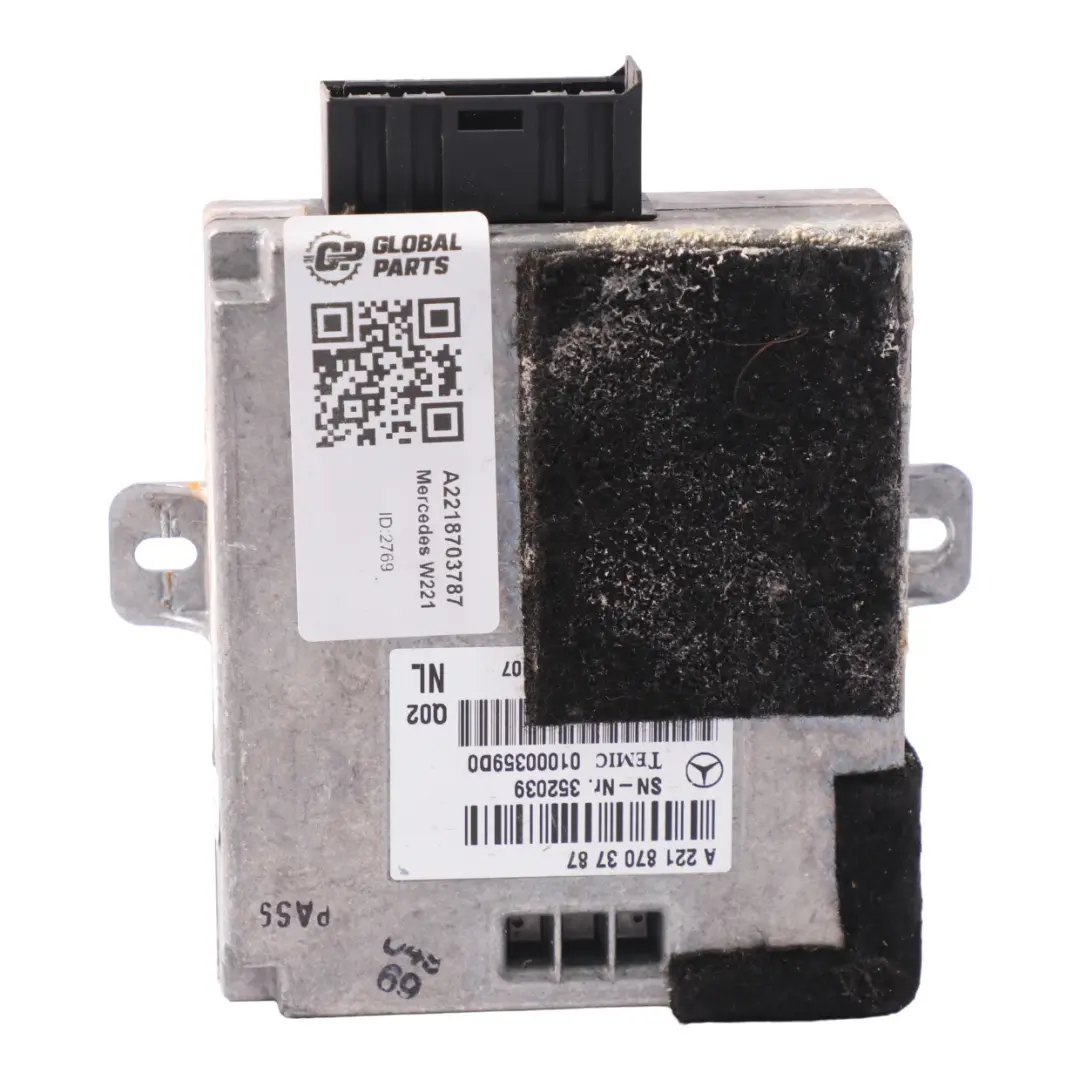  Voice Control Module Mercedes W221 Linguatronic Input System Dutch - SKU A2218703787 - Part number A2218703787