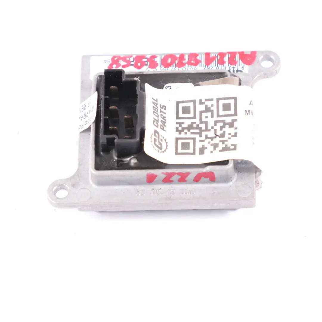 Mercedes W221 Blower Motor Heater Fan Resistor Regulator - SKU A2218703858 - Part number A2218703858