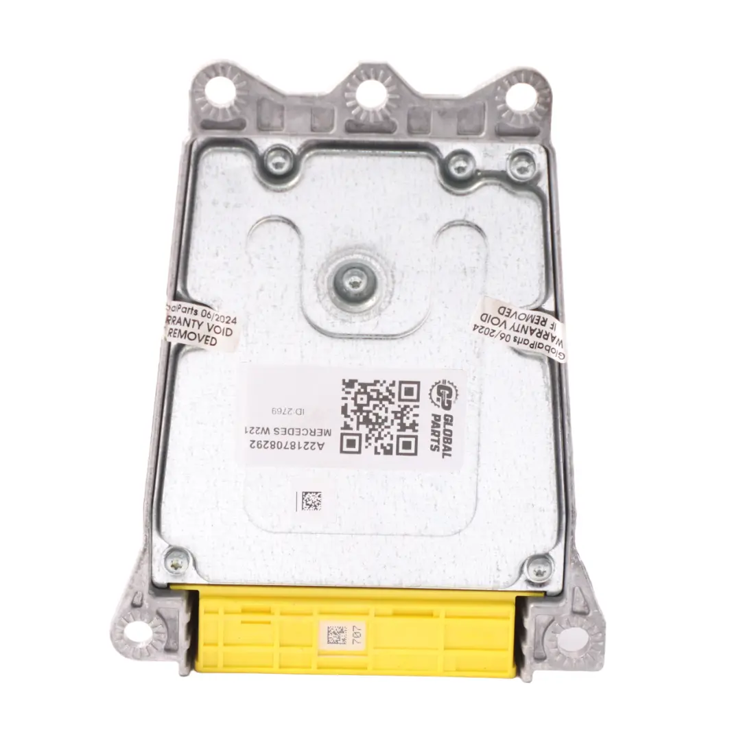 Sicherheitsmodul Airbag SRS Steuergerät ECU für Mercedes W221 mit Teilenummer A2218708292 Mercedes W221 Sicherheitsmodul Airbag SRS Steuergerät ECU - SKU A2218708292 - Teilenummer A2218708292