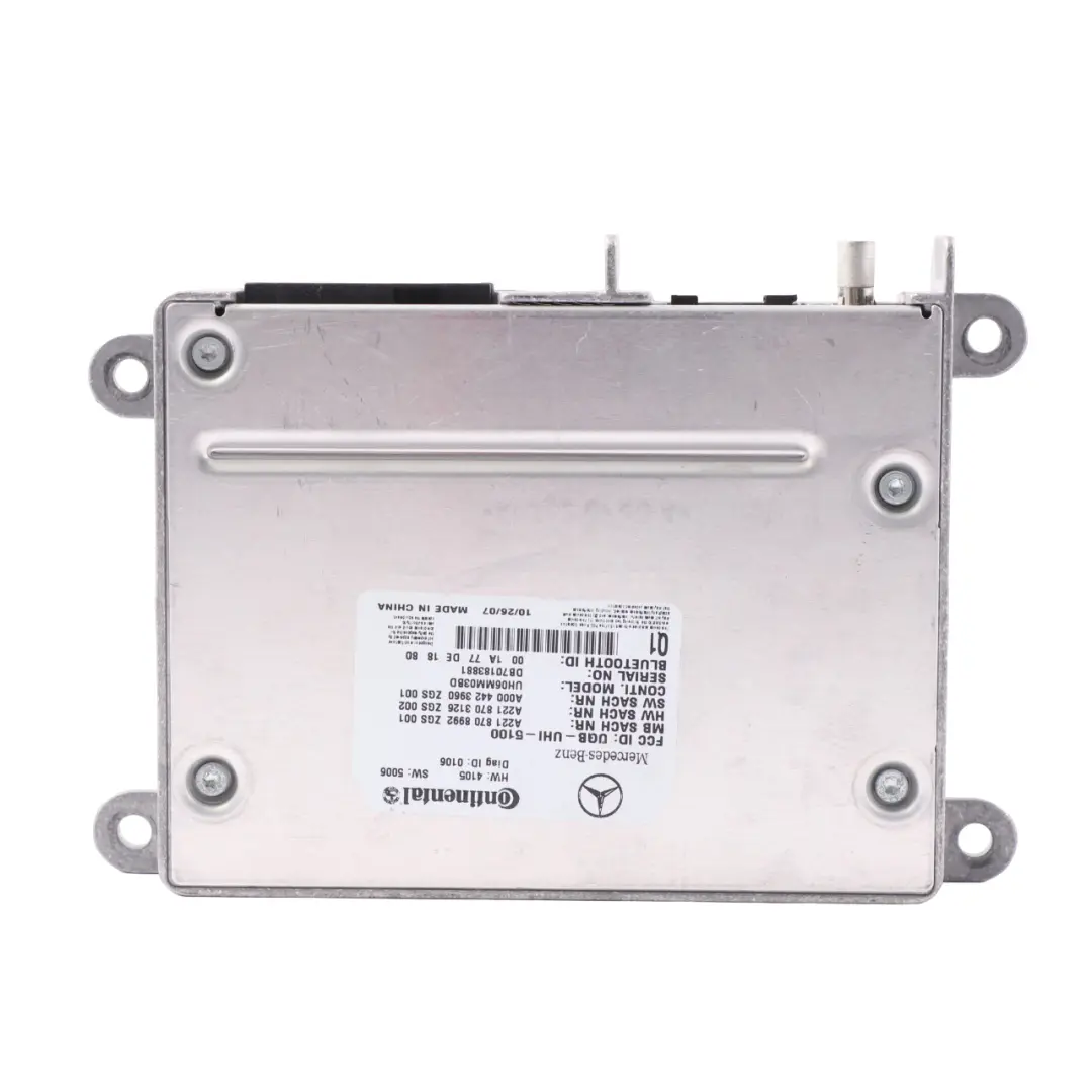 Telefon Bluetooth Verbindung Steuermodul für Mercedes W221 C216 mit Teilenummer A2218708992 Mercedes W221 C216 Telefon Bluetooth Verbindung Steuermodul - SKU A2218708992 - Teilenummer A2218708992