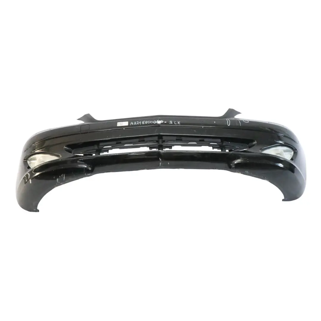 Front Bumper Trim Panel Covering Black Painted Trim Panel to Mercedes W221 with Part number A2218800040 Mercedes W221 Front Bumper Trim Panel Covering Black Painted Trim Panel - SKU A2218800040-BLK - Part number A2218800040