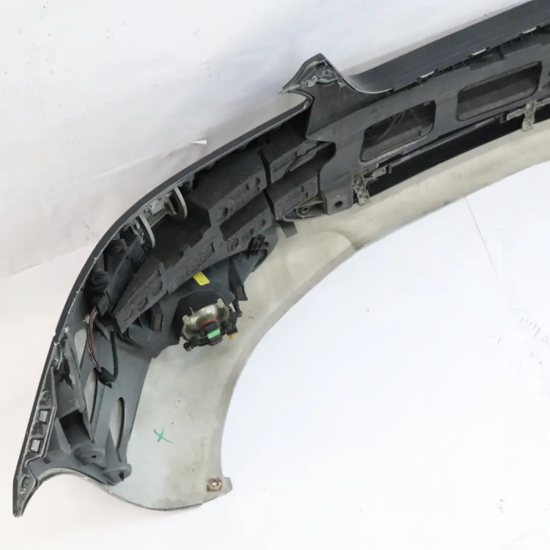 Front Bumper Trim Panel Covering Black Painted Trim Panel to Mercedes W221 with Part number A2218800040 Mercedes W221 Front Bumper Trim Panel Covering Black Painted Trim Panel - SKU A2218800040-BLK - Part number A2218800040