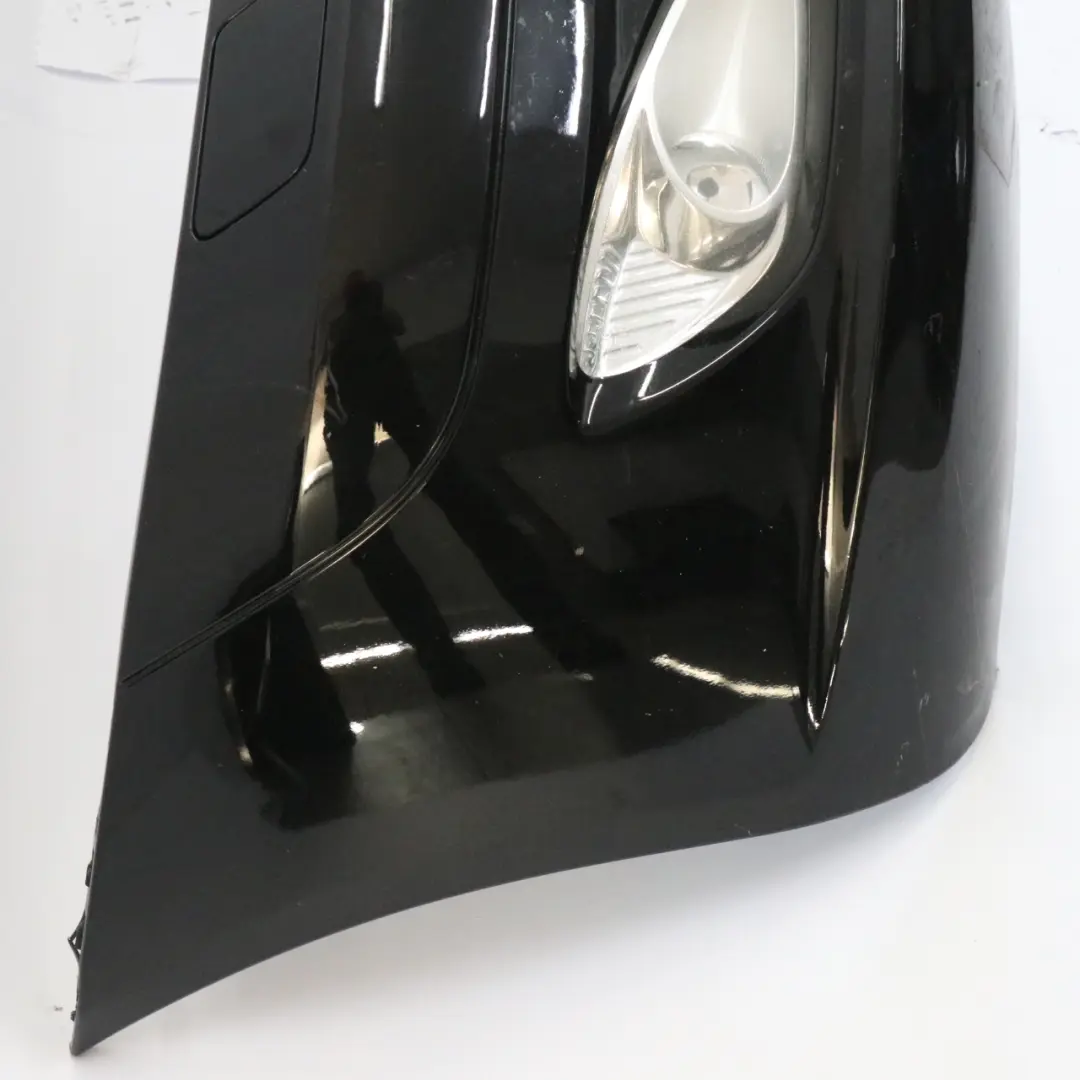 Front Bumper Trim Panel Covering Black Painted Trim Panel to Mercedes W221 with Part number A2218800040 Mercedes W221 Front Bumper Trim Panel Covering Black Painted Trim Panel - SKU A2218800040-BLK - Part number A2218800040