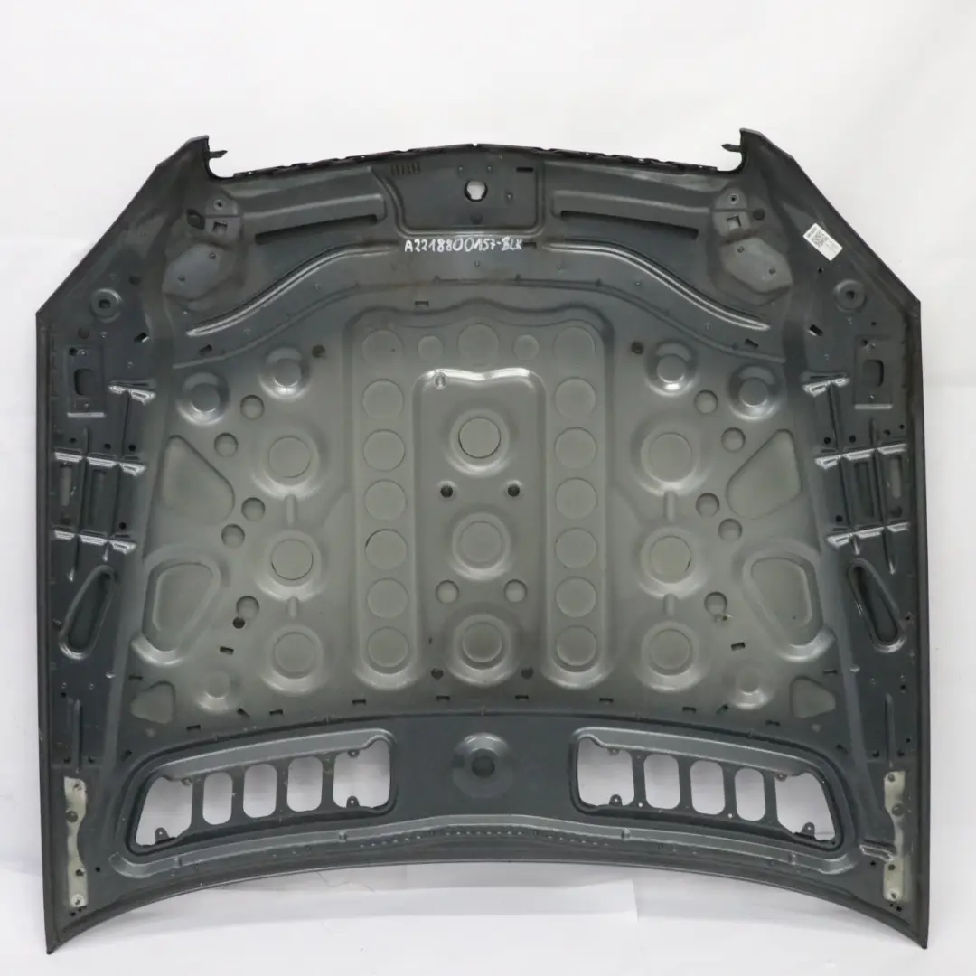 Hood Bonnet Trim Panel S-Class to Mercedes W221 with Part number A2218800157 Mercedes W221 Hood Bonnet Trim Panel S-Class - SKU A2218800157-BLK - Part number A2218800157