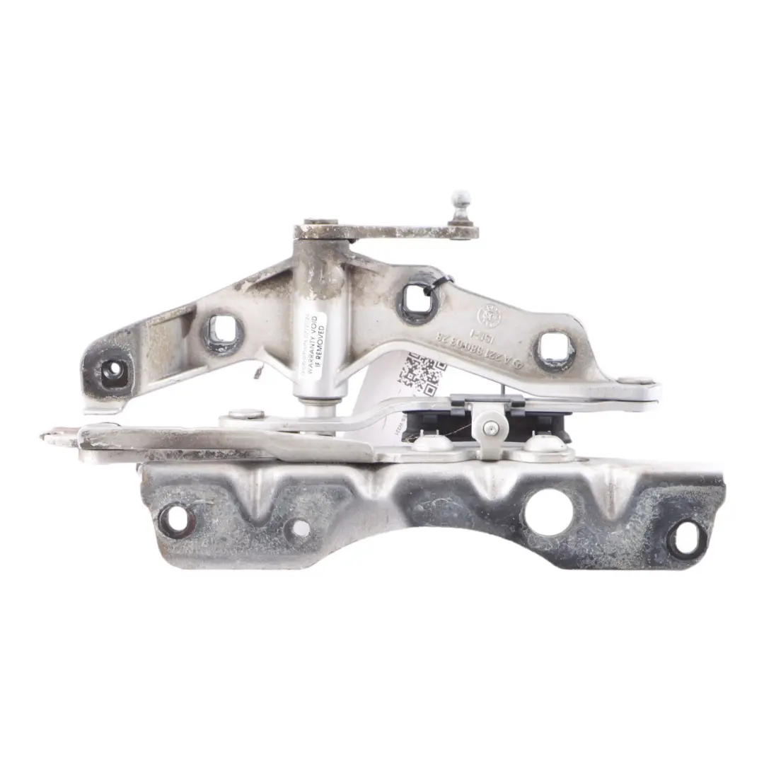 Hood Bonnet Left N/S Hinge Iridium Silver Metallic - 775 to Mercedes W221 with Part number A2218800328 Mercedes W221 Hood Bonnet Left N/S Hinge Iridium Silver Metallic - 775 - SKU A2218800328-IRS - Part number A2218800328